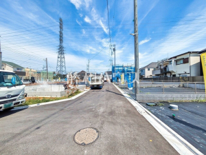 接道状況および現場風景