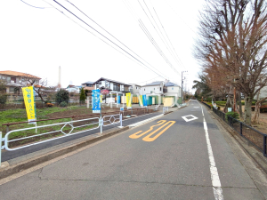 接道状況および現場風景