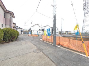 接道状況および現場風景