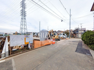 接道状況および現場風景