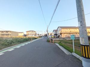 接道状況および現場風景