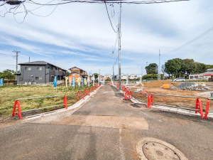 接道状況および現場風景