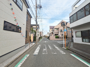 接道状況および現場風景