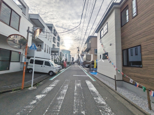 接道状況および現場風景