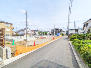 接道状況および現場風景