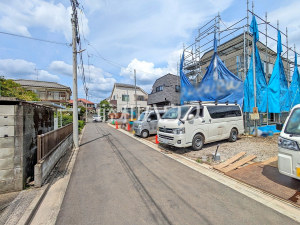 接道状況および現場風景