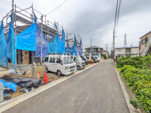 接道状況および現場風景