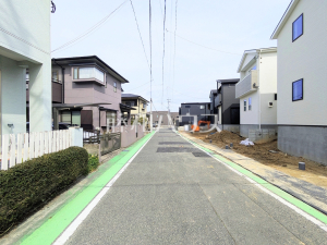 接道状況および現場風景