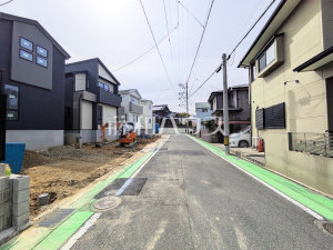 接道状況および現場風景
