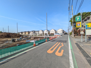接道状況および現場風景
