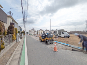 接道状況および現場風景