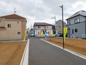 接道状況および現場風景