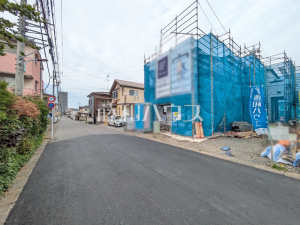 接道状況および現場風景