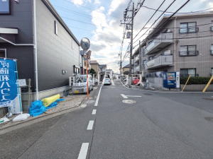接道状況および現場風景