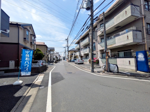 接道状況および現場風景
