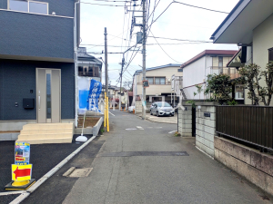 接道状況および現場風景