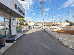 接道状況および現場風景