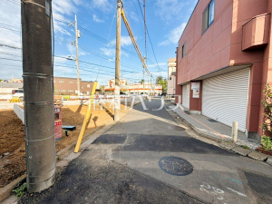 接道状況および現場風景