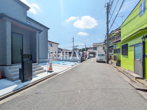 接道状況および現場風景