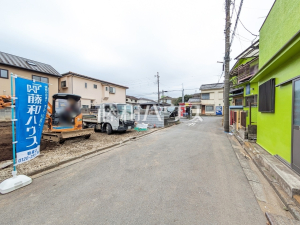 接道状況および現場風景