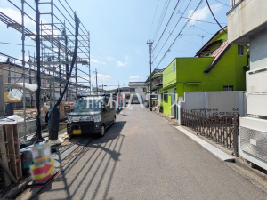 接道状況および現場風景