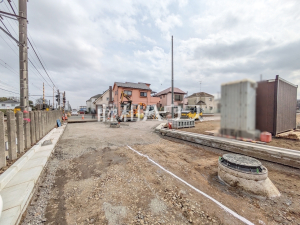接道状況および現場風景