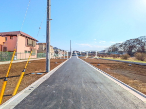 接道状況および現場風景