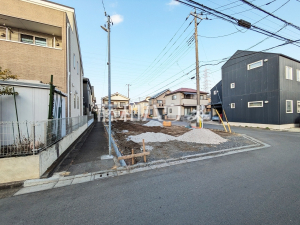 接道状況および現場風景
