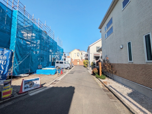 接道状況および現場風景