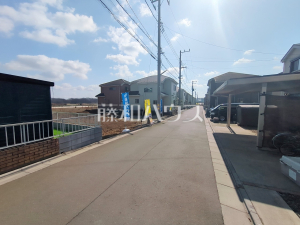 接道状況および現場風景