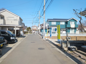 接道状況および現場風景