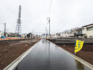 接道状況および現場風景