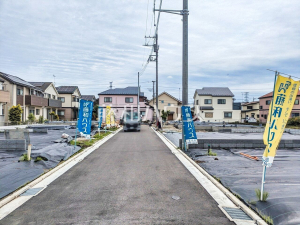 接道状況および現場風景