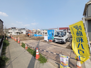 接道状況および現場風景