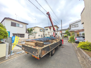 接道状況および現場風景