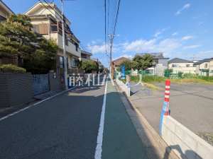 接道状況および現場風景