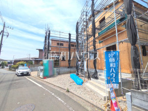 接道状況および現場風景