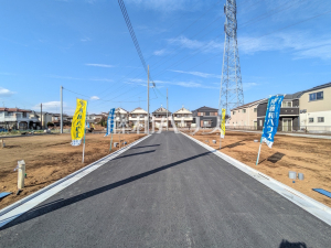 接道状況および現場風景