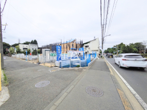 接道状況および現場風景