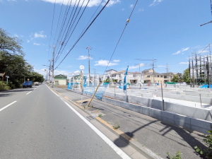 接道状況および現場風景
