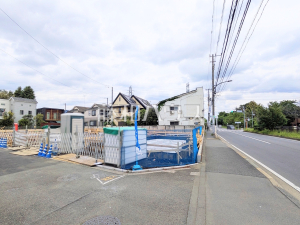 接道状況および現場風景