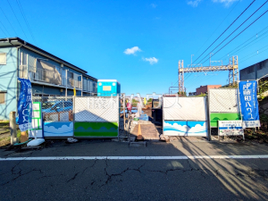 接道状況および現場風景