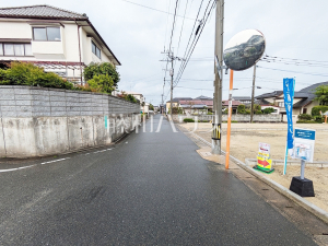 接道状況および現場風景