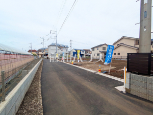 接道状況および現場風景