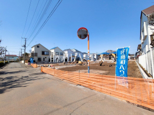 接道状況および現場風景