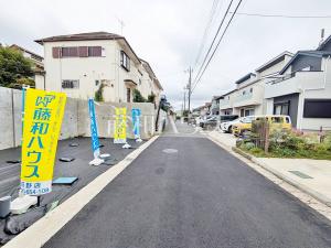接道状況および現場風景