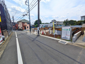接道状況および現場風景