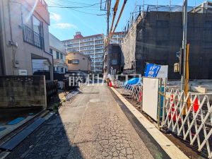接道状況および現場風景
