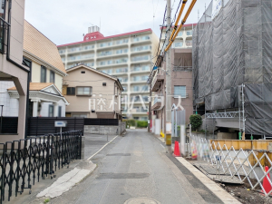 接道状況および現場風景