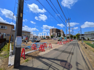 接道状況および現場風景